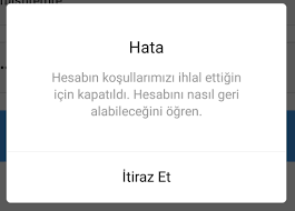 Instagram Hesabım Kapatıldı Nasıl Geri Açarım?